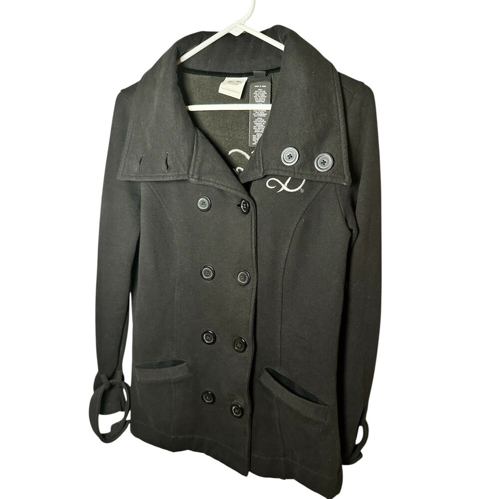 Harley Davidson Women’s Black Peacoat Jacket Size M
